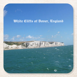 Weiße Klippen von Dover, England Rechteckiger Pappuntersetzer