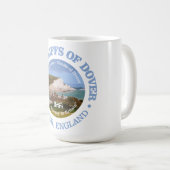 Weiße Klippen von Dover (rd) Kaffeetasse (VorderseiteRechts)