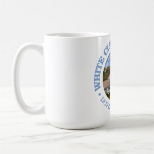Weiße Klippen von Dover (rd) Kaffeetasse