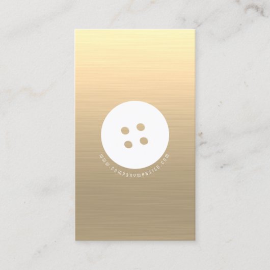 Weiße Knopfnähte, Schneider Visitenkarte (Vorderseite)