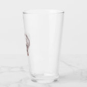 Weiße Kochmütze Glas (Links)