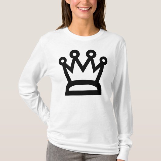 Weiße Königin T-Shirt (Vorderseite)