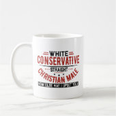 Weiße konservative Tasse (Links)