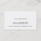 Weiße Kontaktkarte mit handgeschriebenem Schriftar Telefonnummerkarte (Rückseite)