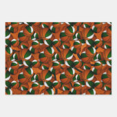 Weiße Korbbällchen Muster Geschenk Geschenkpapier Set (Vorderseite)