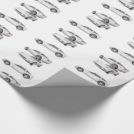 Weiße Korvette: Geschenkpapier (Ecke)