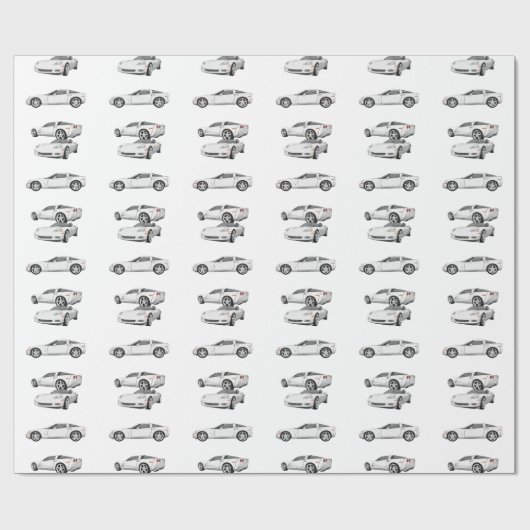 Weiße Korvette: Geschenkpapier (Flach)