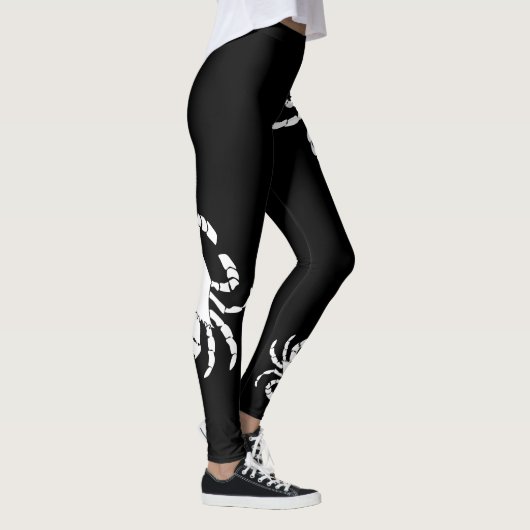 Weiße Krabbe Leggings (Rechts)