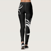 Weiße Krabbe Leggings (Rückseite)