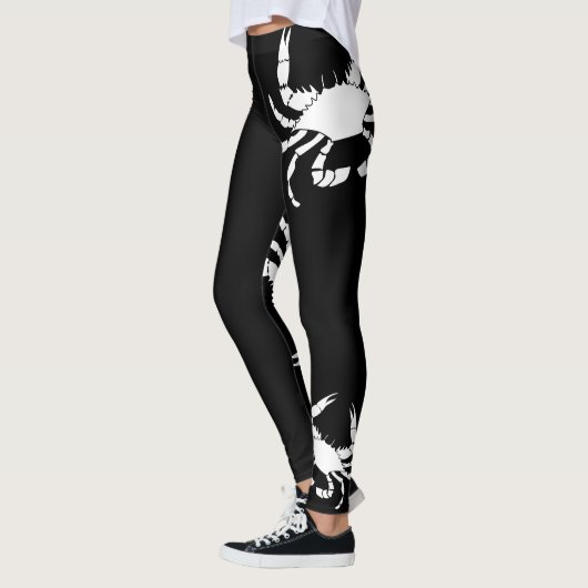 Weiße Krabbe Leggings (Links)