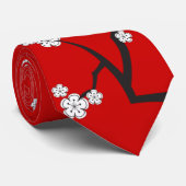 Weiße Krawatte (Gerollt)