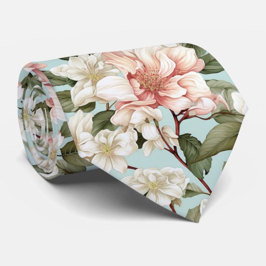 Weiße Krawatte (Gerollt)