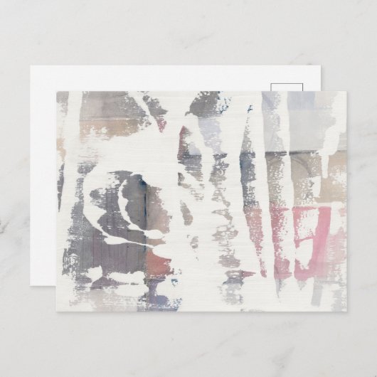 Weiße Krebse Postkarte (Vorne/Hinten)