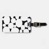 WEISSE KREISE GEPÄCKANHÄNGER (Vorderseite horizontal)