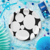 WEISSE KREISE PAPPTELLER (Party)