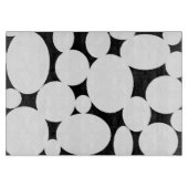 WEISSE KREISE SCHNEIDEBRETT (Vorderseite)