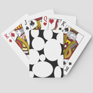 WEIßE KREISE SPIELKARTEN
