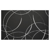 Weiße Kreismuster Stoff (Fat Quarter (45,7 x 55,9 cm))