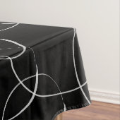 Weiße Kreismuster Tischdecke (Beispiel)
