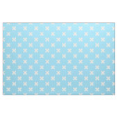 Weiße Kreuzstiche auf Babyblau Stoff (Fat Quarter (45,7 x 55,9 cm))