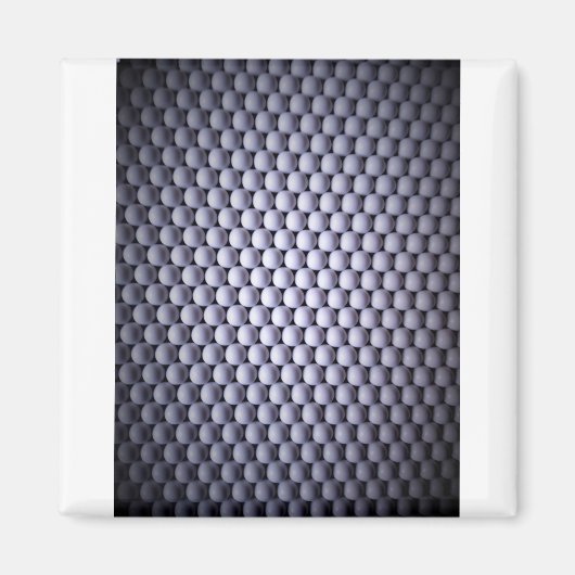 Weiße Kugeln Magnet (Vorne)