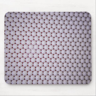 Weiße Kugeln Mousepad