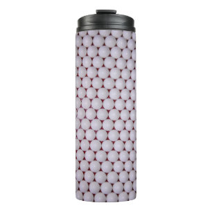 Weiße Kugeln Thermosbecher