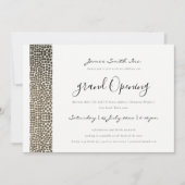 WEISSE KUPFERMOSAIKDOTS GRAND ÖFFNUNGSZEREMONIE EINLADUNG (Vorderseite)