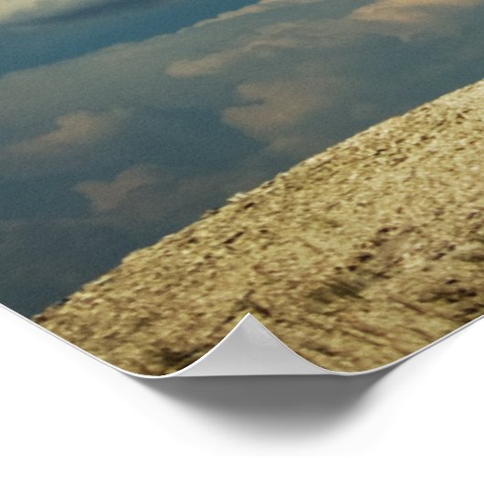 Weiße Kuppel Poster (Ecke)