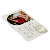 Weiße Kürbis und String-Leuchten mit Foto Magnet (Rechte Seite)