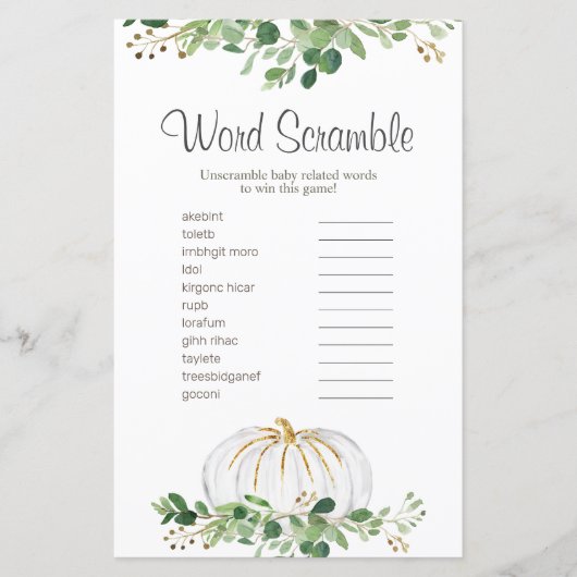 Weiße Kürbisgrün Blütensprecher (Vorderseite)