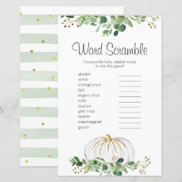 Weiße Kürbisgrün Blütensprecher