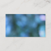 Weiße Kurve über blauem Bild; Einzigartiger Visitenkarte (Rückseite)