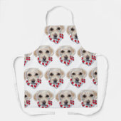 WEISSE LABRADOR RETRIEVER-SCHÜRZE SCHÜRZE (Vorderseite)