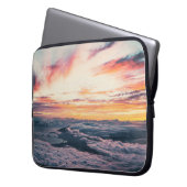 WEISSE LÄUFE IN DER GOLDENSTUNDE LAPTOPSCHUTZHÜLLE (Vorderseite Links)