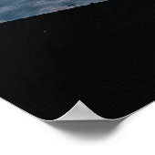 WEISSE LÄUFE IN DER GOLDENSTUNDE POSTER (Ecke)