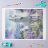 Weiße Lavendel Seidenpapier (Basteln)