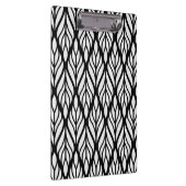 Weiße Leaf-Muster anpassen Klemmbrett (Rechts)