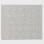 Weiße Ledertxtur Geschenkpapier (Flach)