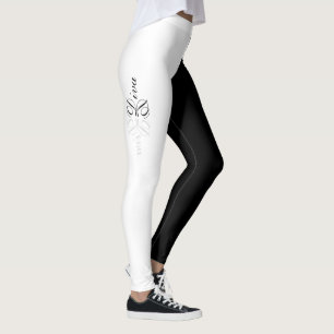 Weiße Leggings