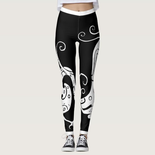 Weiße Leggings (Vorderseite)