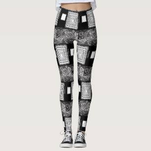 Weiße Leggings