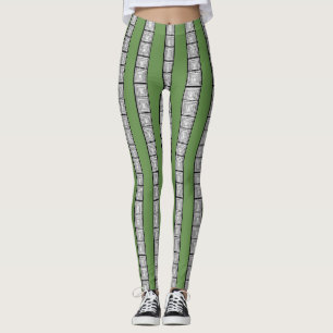 Weiße Leggings