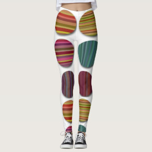 Weiße Leggings