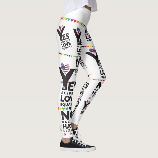Weiße Leggings (Rechts)
