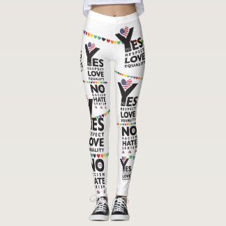 Weiße Leggings