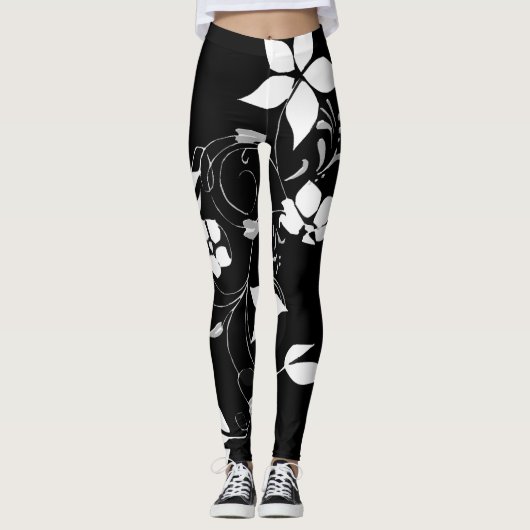 Weiße Leggings für Frauen (Vorderseite)