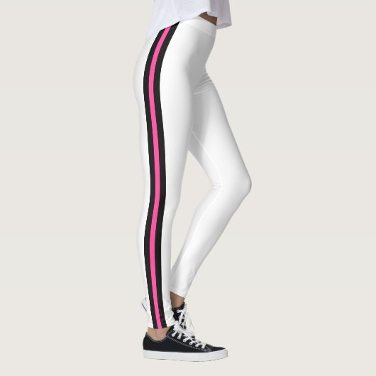 Weiße Leggings mit einer individuellen Farbgestalt (Rechts)