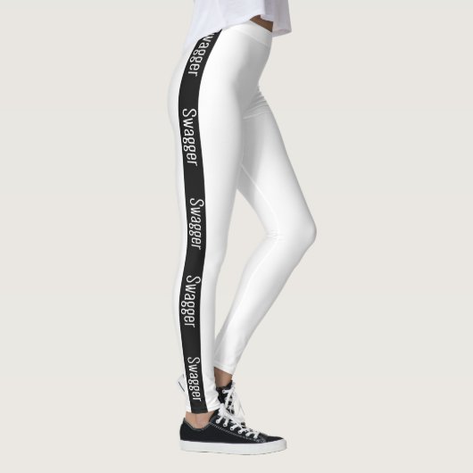 Weiße Leggings, Yogahose, Aktivbekleidung Leggings (Rechts)