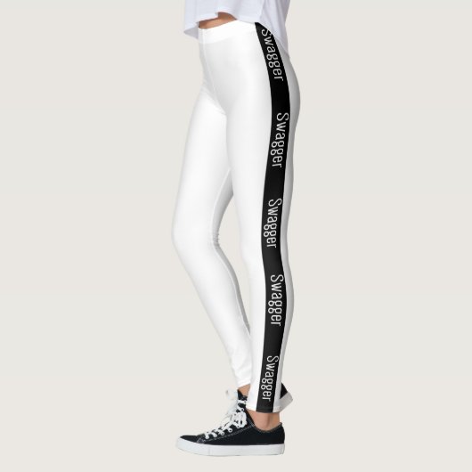 Weiße Leggings, Yogahose, Aktivbekleidung Leggings (Links)